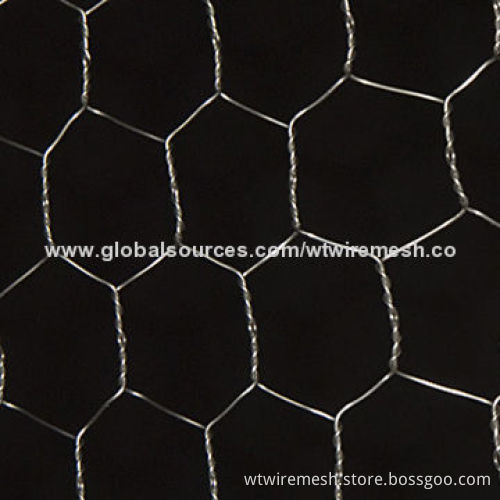 Galvanized/PVC Hexagonal Wire Netting, used in seaport engineering